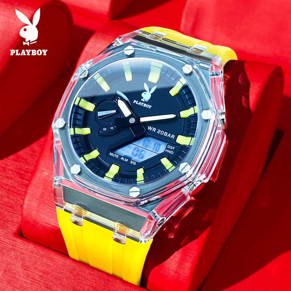 プレイボーイ 2066 ブランドオリジナル電子ファッショナブ - Smartwatch Watches For Men Digital のレビューと価格