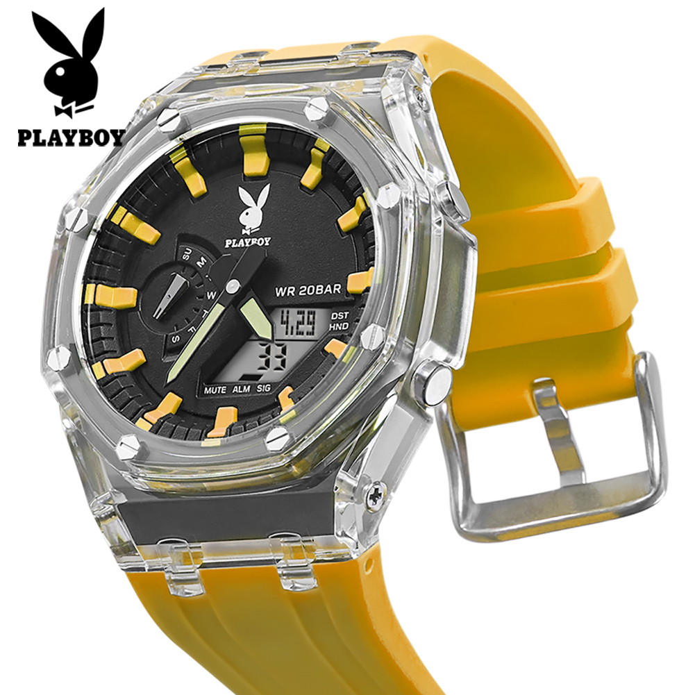 プレイボーイ 2066 ブランドオリジナル電子ファッショナブ - Smartwatch Watches For Men Digital のレビューと価格