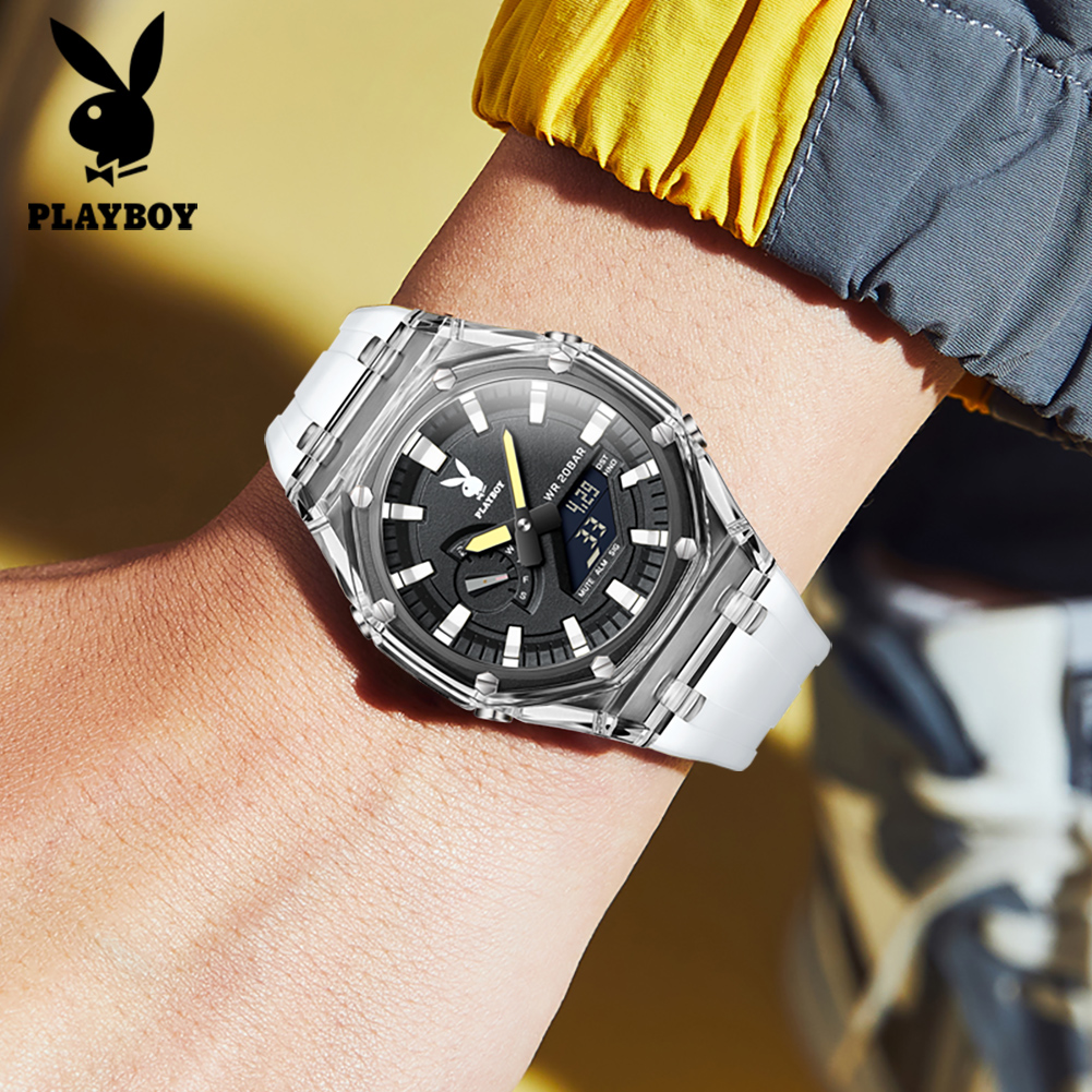 プレイボーイ 2066 ブランドオリジナル電子ファッショナブ - Smartwatch Watches For Men Digital のレビューと価格