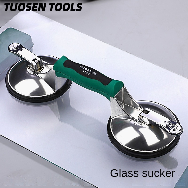3爪ガラス吸盤 厚みのあるゴム製アルミ合金爪 セラミックタイ - Crystal Press Tool のレビューと価格