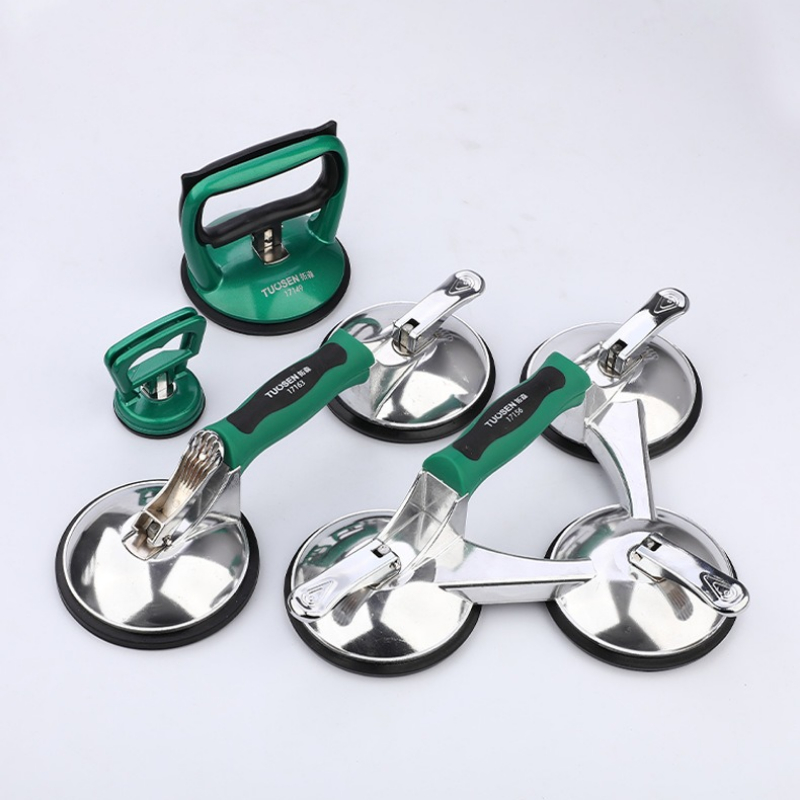 3爪ガラス吸盤 厚みのあるゴム製アルミ合金爪 セラミックタイ - Crystal Press Tool のレビューと価格