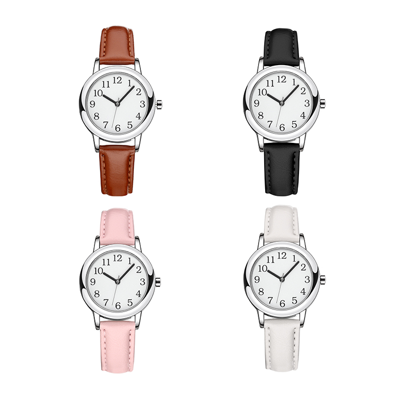 白いストラップのスリムなカスタムレディース腕時計、パーソナラ - Leather Watch Strap のレビューと価格