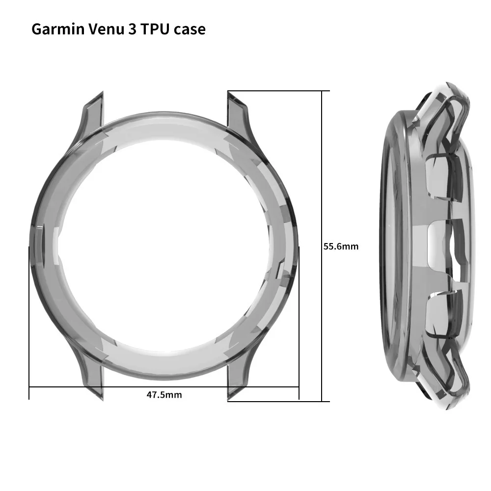 Garmin venu 3用TPU保護ケース,スマートウォッ - Smartwatch English のレビューと価格