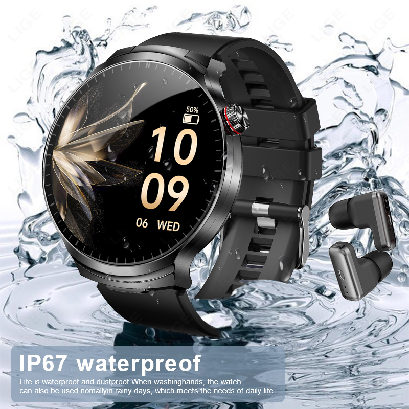 LIGE 2026 新型TWS 2 in 1ヘッドセットスマ - Smartwatch Noise Watches のレビューと価格
