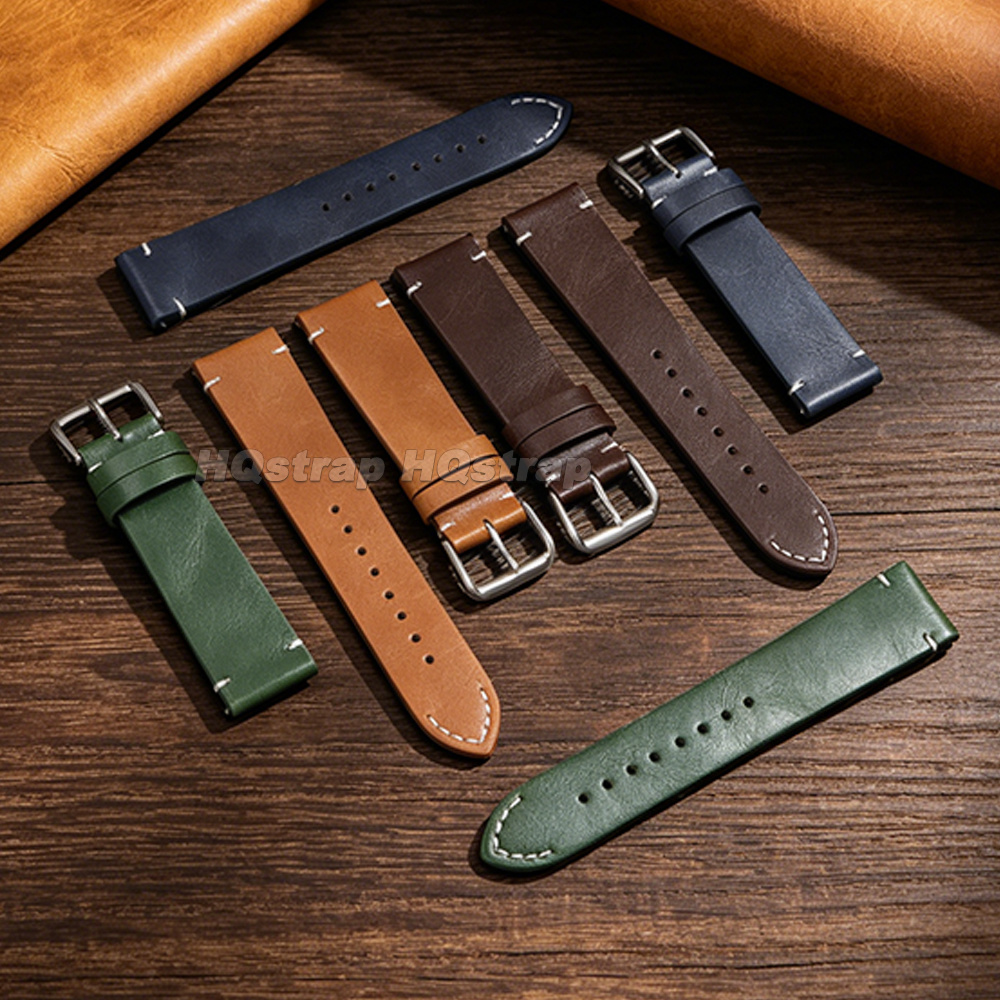 オイルワックスレザー時計ストラップ 18 ミリメートル 20 - Watches Rolex Smartwatch のレビューと価格