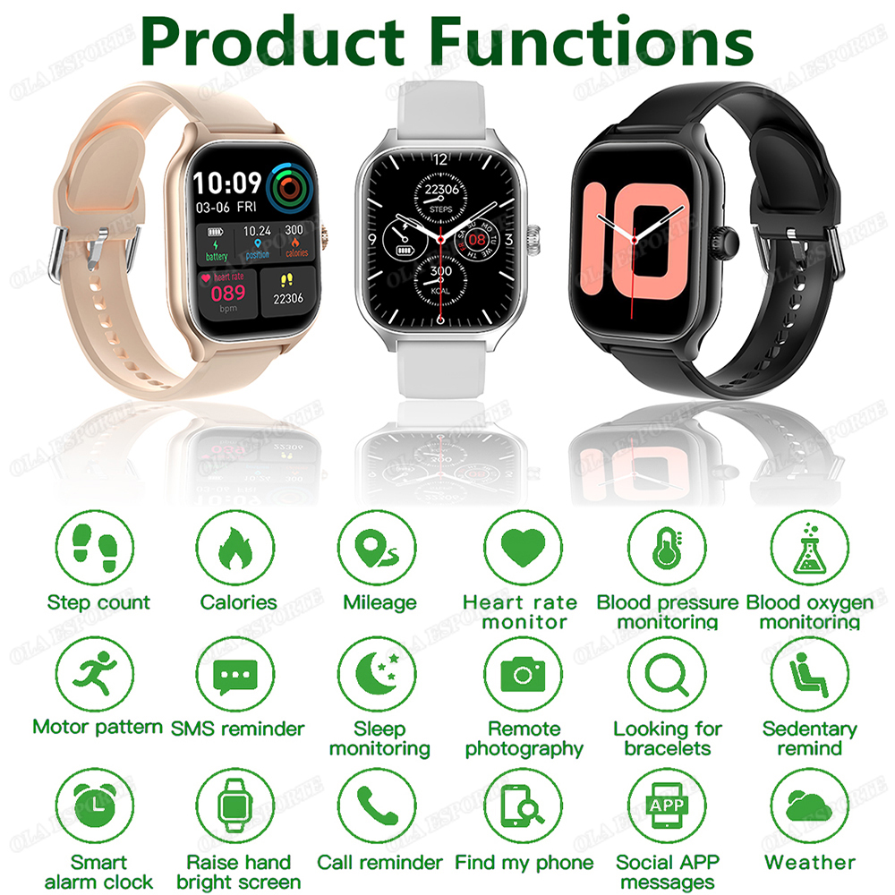 スマートウォッチ男性女性腕時計スマートウォッチメッセージフィ - Smartwatch Watches Birthday Gift For Men のレビューと価格