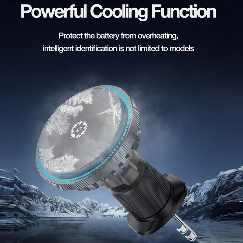 氷冷却磁気式車載ワイヤレス充電器 エアコン吹き出し口マウント - Smartwatch Phone Watches のレビューと価格