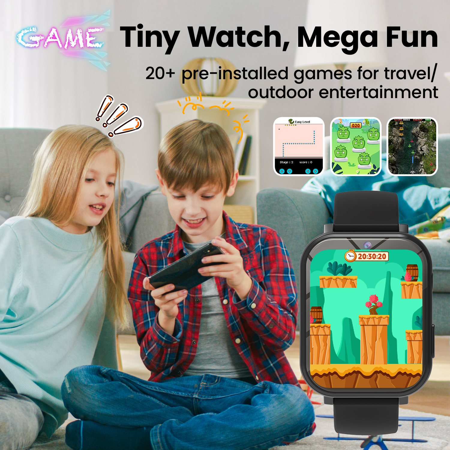 子供用スマートウォッチ カメラ付き 男の子 女の子向け 4- - Smartwatch Watches For Kid Girl のレビューと価格