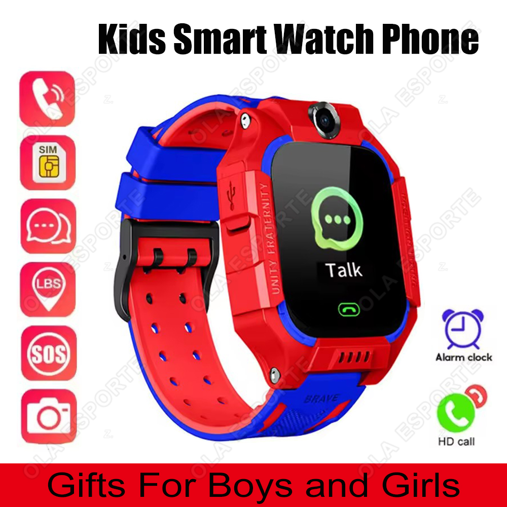 新しいスマートウォッチ子供用防水スマートウォッチ腕時計男の子 - Smartwatch Digital Watches For Kid Boy With Alarm のレビューと価格