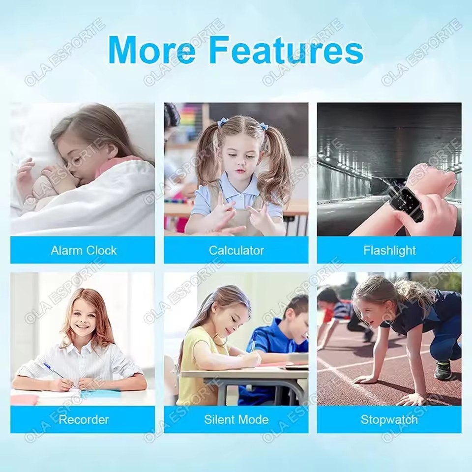新しいスマートウォッチ子供用防水スマートウォッチ腕時計男の子 - Smartwatch Digital Watches For Kid Boy With Alarm のレビューと価格