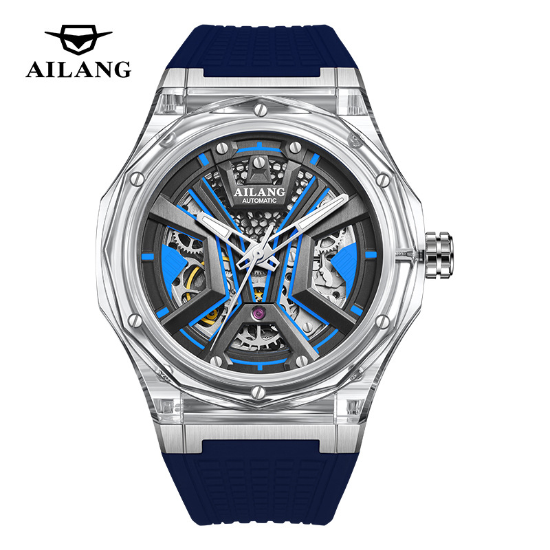 AILANG ブランドスポーツメンズ機械式時計の高級ラバース - Smartwatch Watches For Men Brands のレビューと価格