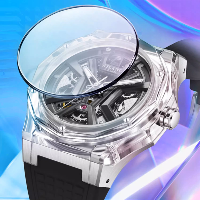 AILANG ブランドスポーツメンズ機械式時計の高級ラバース - Smartwatch Watches For Men Brands のレビューと価格