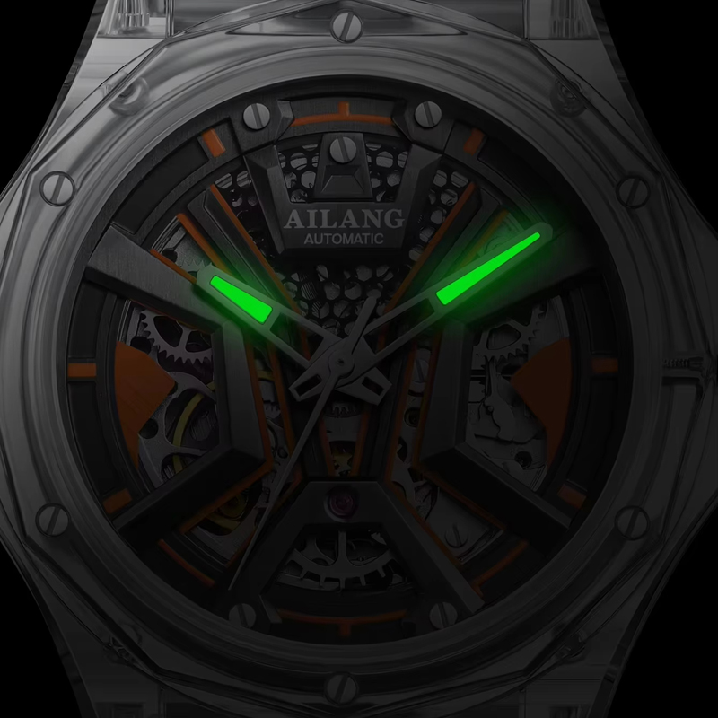 AILANG ブランドスポーツメンズ機械式時計の高級ラバース - Smartwatch Watches For Men Brands のレビューと価格