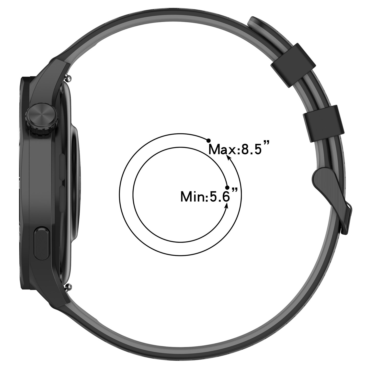 22 ミリメートルスマート時計バンド極性グリット X/X プ - Titan Watches Smartwatch のレビューと価格