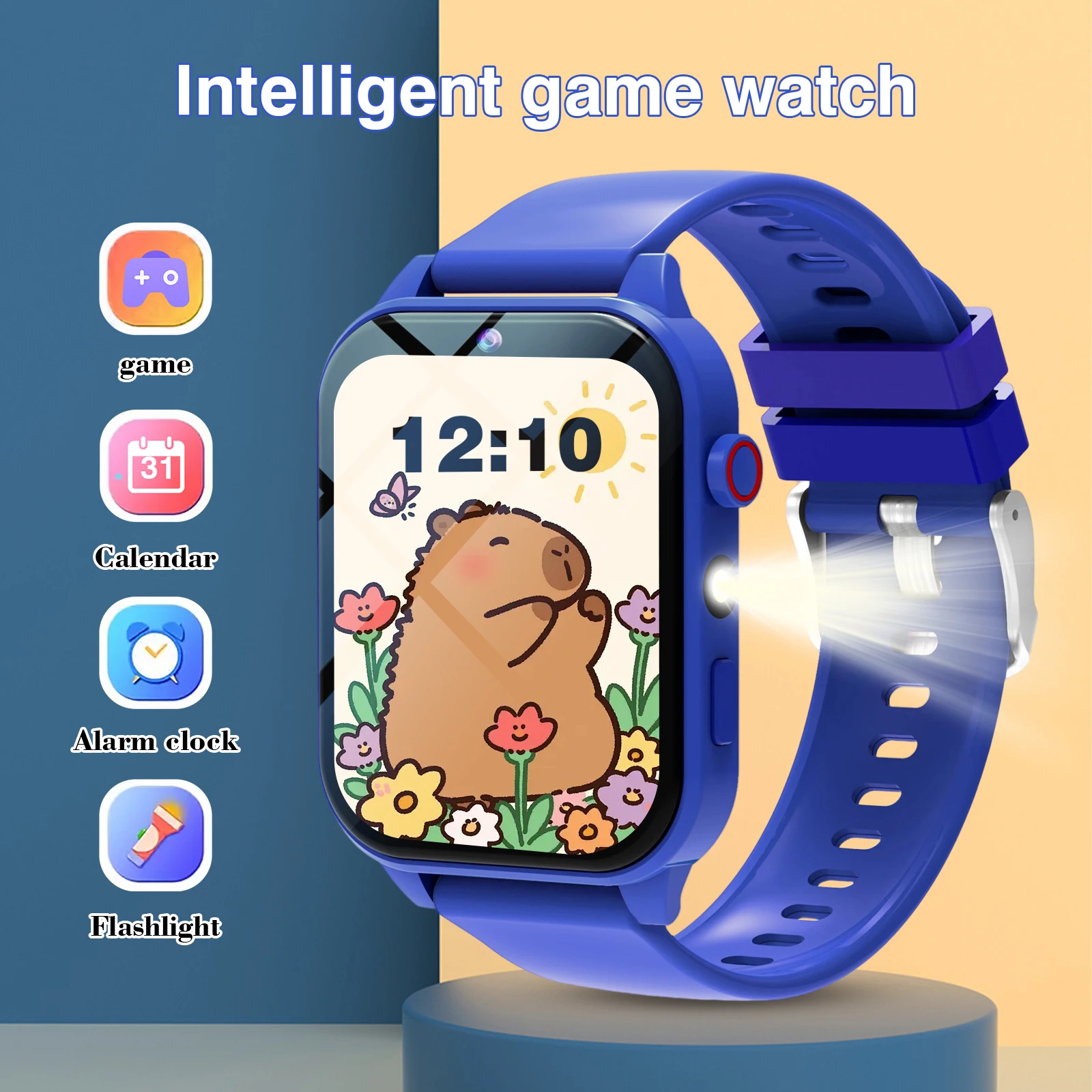キッズスマートウォッチ 18 ゲーム カメラ 防水 懐中電灯 - Smartwatch Digital Watches For Kid Boy With Alarm のレビューと価格