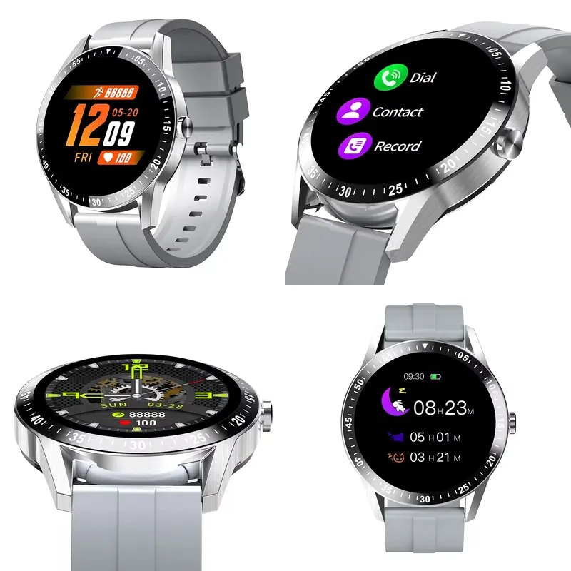 電話機能と天気予報機能付きフィットネストラッカー IP67防 - Smartwatch I Watches のレビューと価格