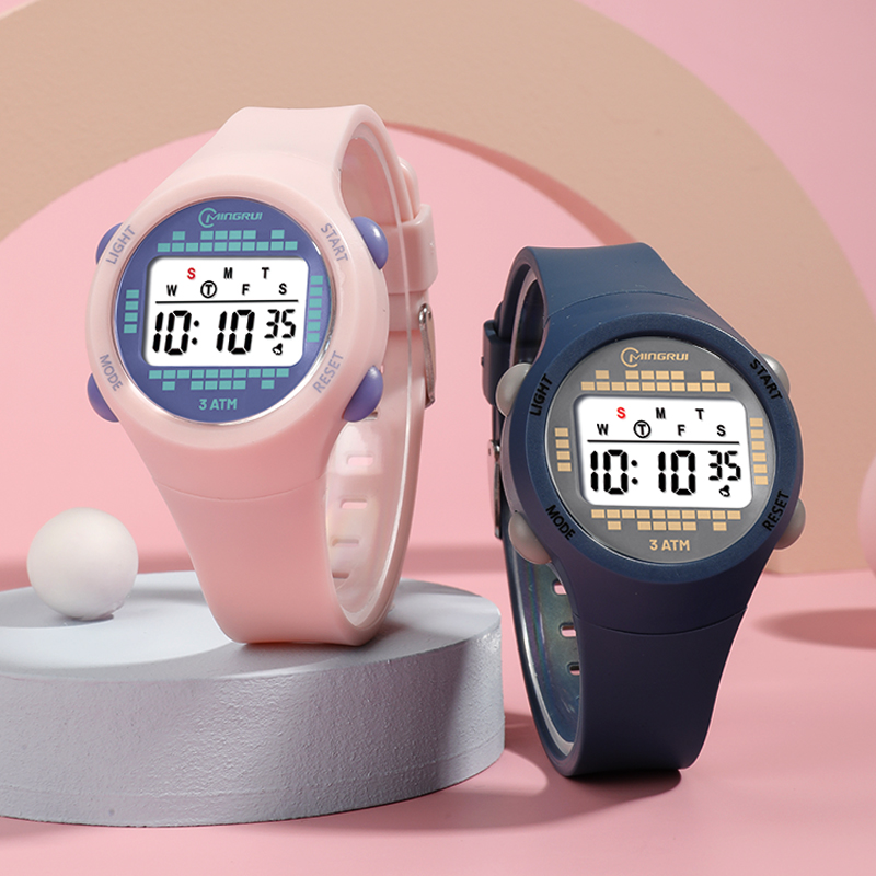 子供用電子時計,ピンク,多機能,デジタル,子供用スマート腕時 - Smartwatch Digital Watches For Kid Boy With Alarm のレビューと価格