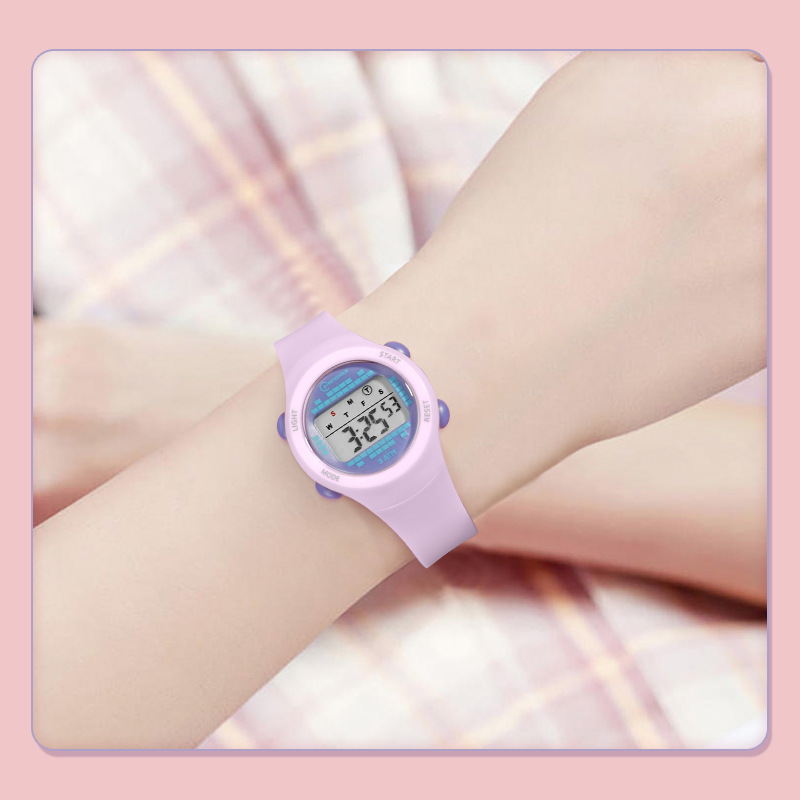 子供用電子時計,ピンク,多機能,デジタル,子供用スマート腕時 - Smartwatch Digital Watches For Kid Boy With Alarm のレビューと価格