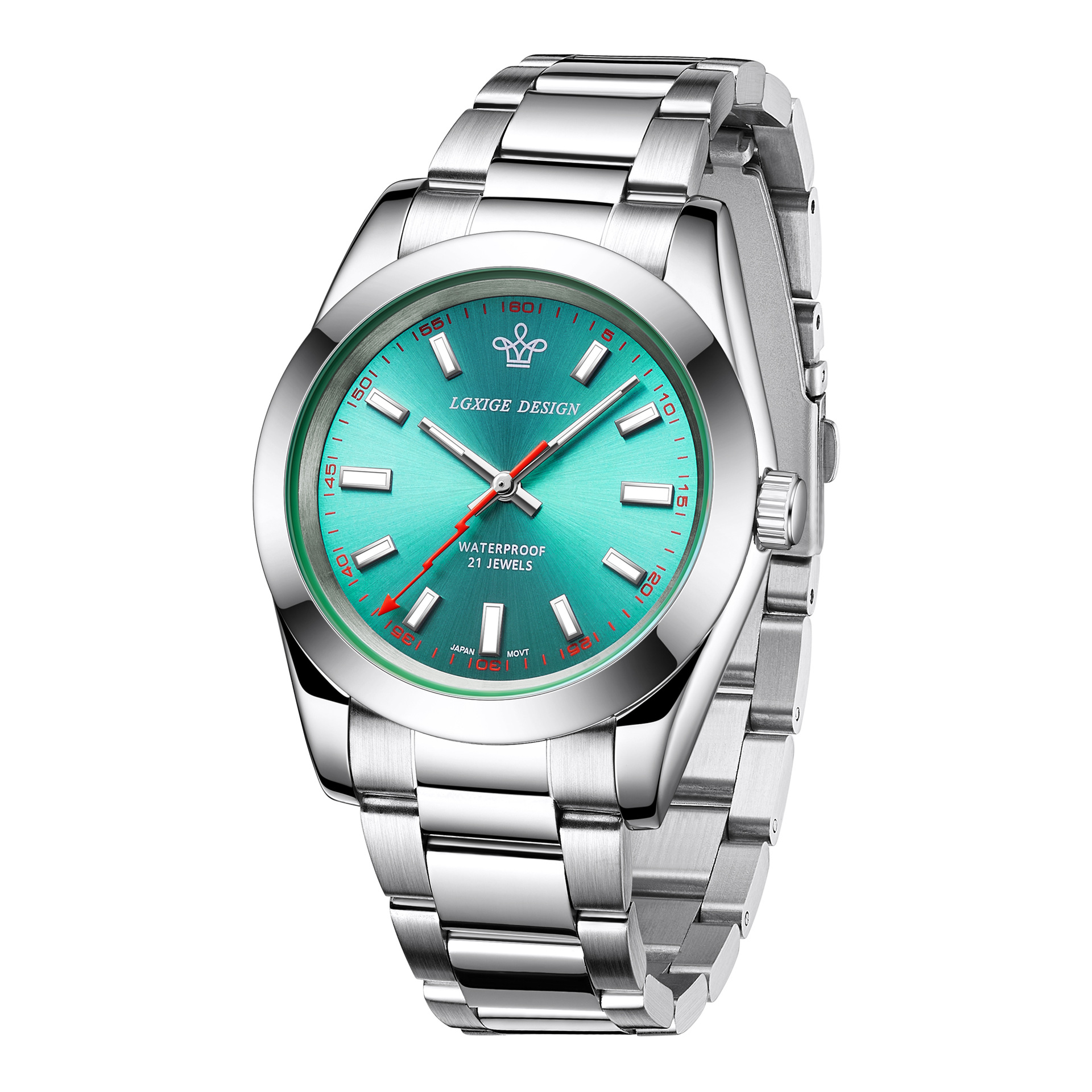 LGXIGEブランドオリジナルステンレススチールクォーツ腕時 - Smartwatch Watches For Men Brands のレビューと価格