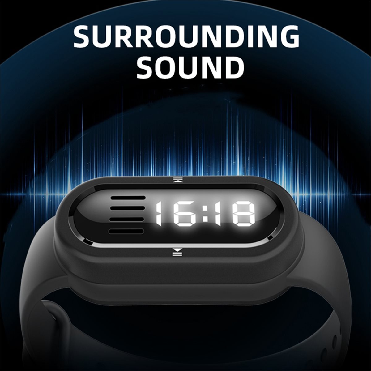 DTC5デジタルスマートブレスレットリストバンド音楽プレーヤ - Smartwatch Noise Watches のレビューと価格