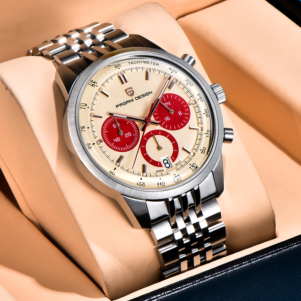 パガーニデザイン新しい VK63 クォーツ時計 41 ミリメ - Smartwatch Watches For Men Brands のレビューと価格