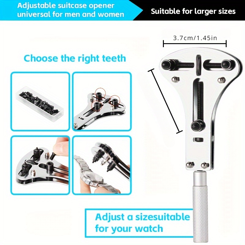 147 ピース/セット時計屋時計修理修復ツールキット、ケース - Crystal Press Tool のレビューと価格