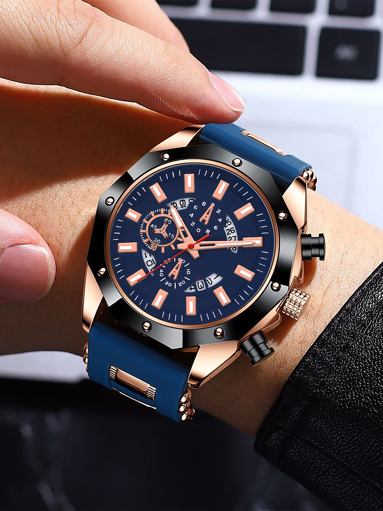 ファッションミリタリースタイルメンズウォッチ、マルチダイヤル - Smartwatch Watches Birthday Gift For Men のレビューと価格