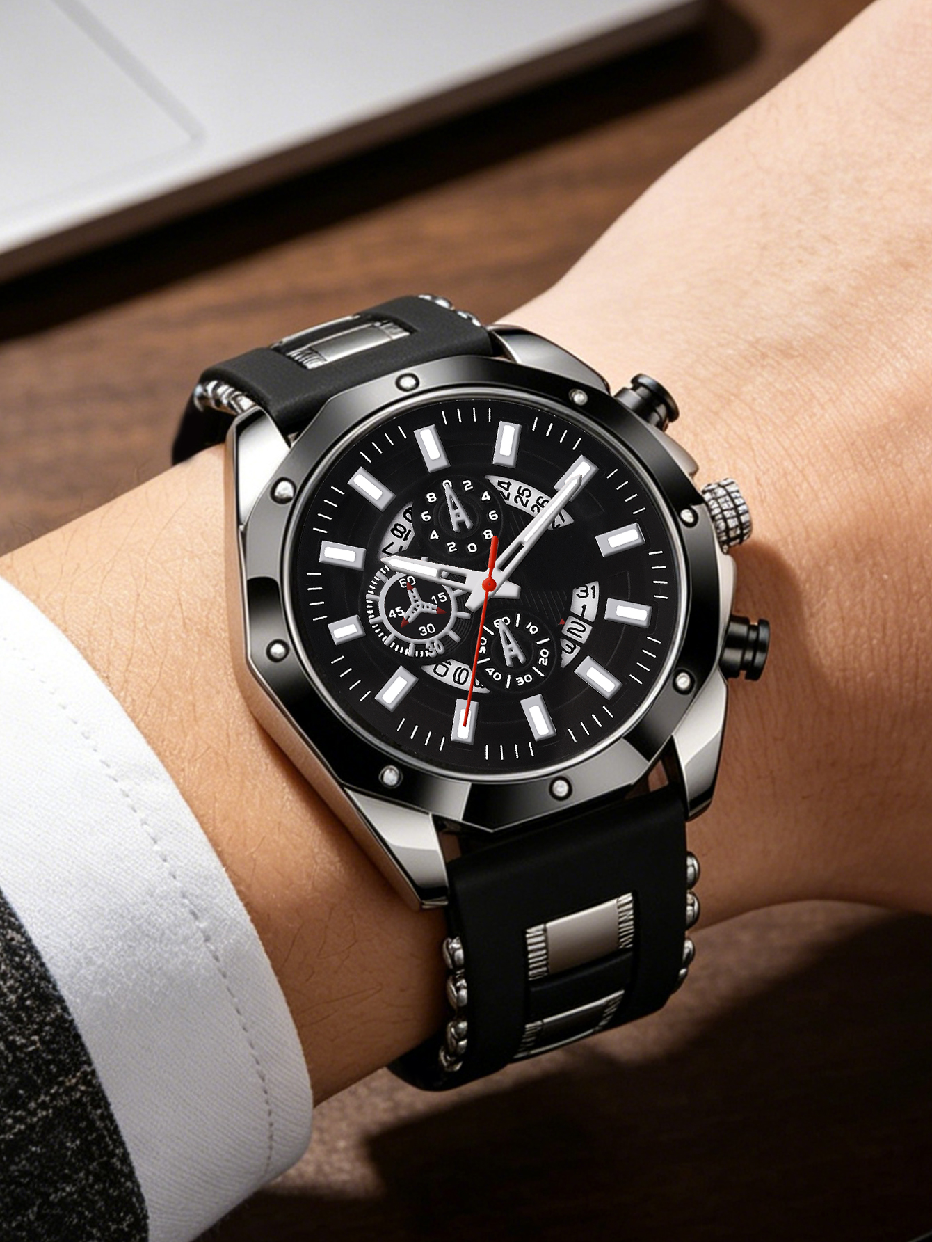 ファッションミリタリースタイルメンズウォッチ、マルチダイヤル - Smartwatch Watches Birthday Gift For Men のレビューと価格