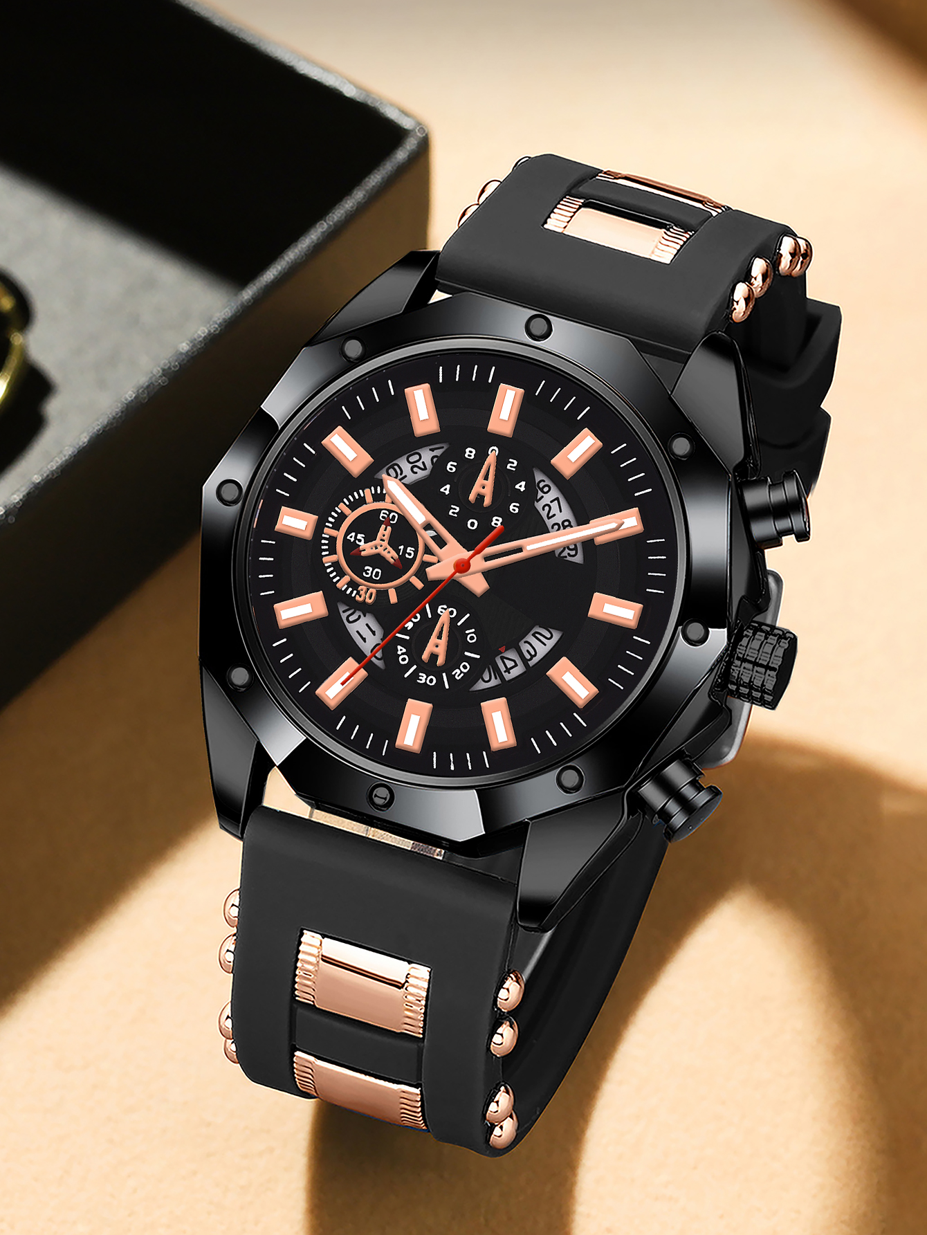 ファッションミリタリースタイルメンズウォッチ、マルチダイヤル - Smartwatch Watches Birthday Gift For Men のレビューと価格