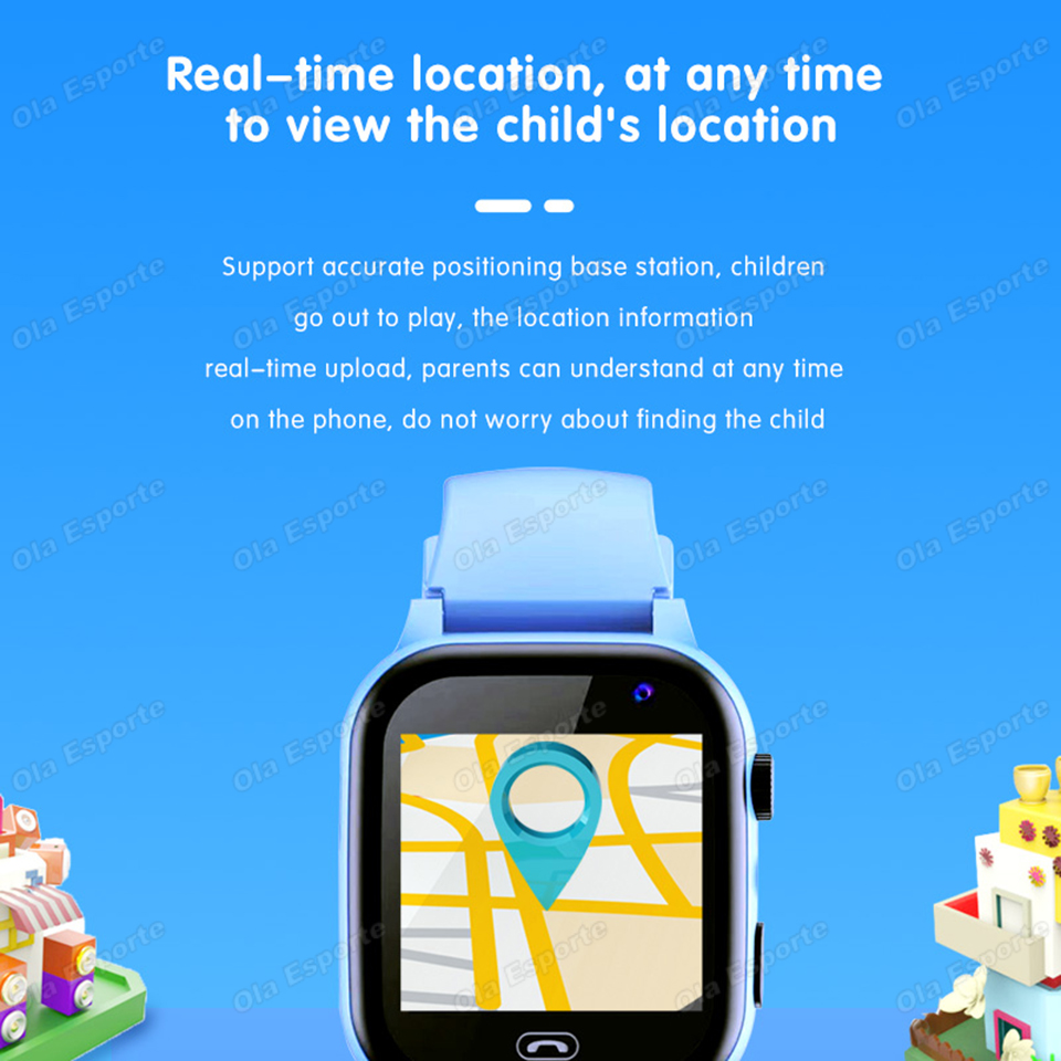 2027 キッズ 5G スマートウォッチ GPS SOS ビ - Smartwatch Watches For Kid Girl のレビューと価格