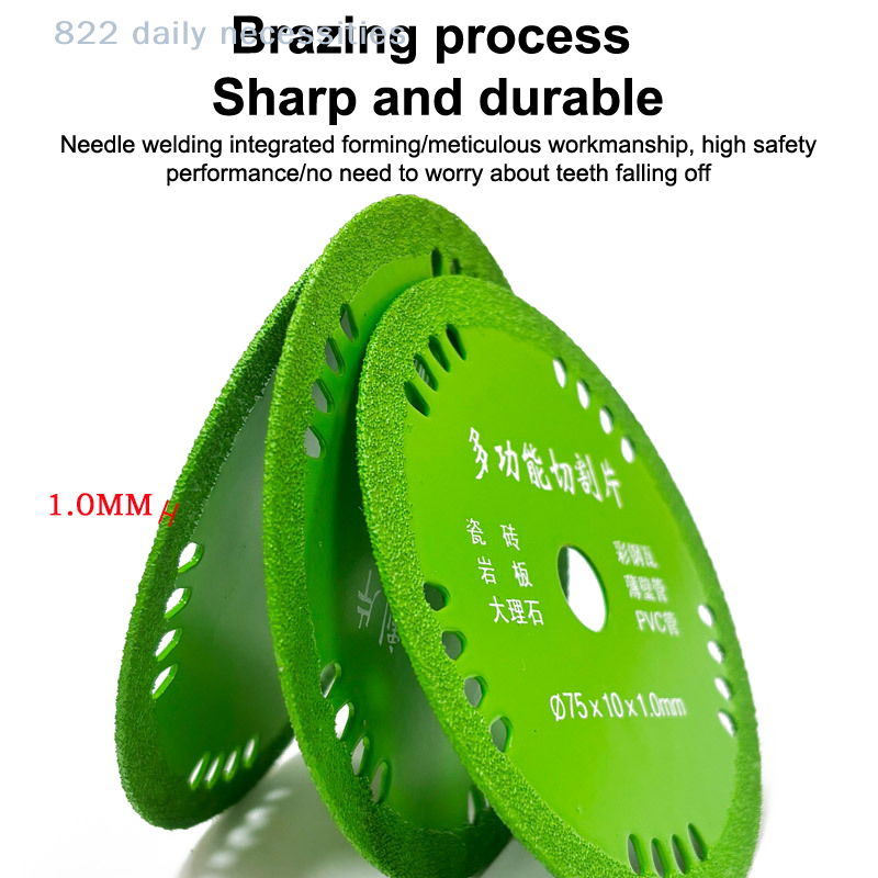 75mmガラス切断ディスク 3インチ 10mmダイヤモンド大 - Crystal Press Tool のレビューと価格