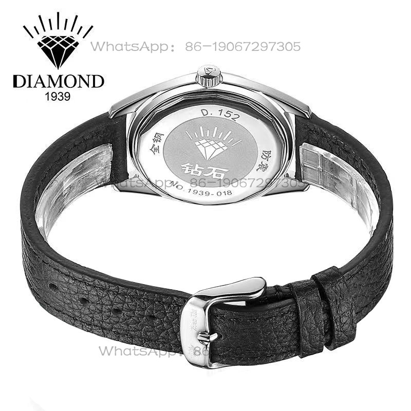 マジックシティウォッチ 上海ダイヤモンドブランド腕時計、レト - Leather Watch Strap のレビューと価格