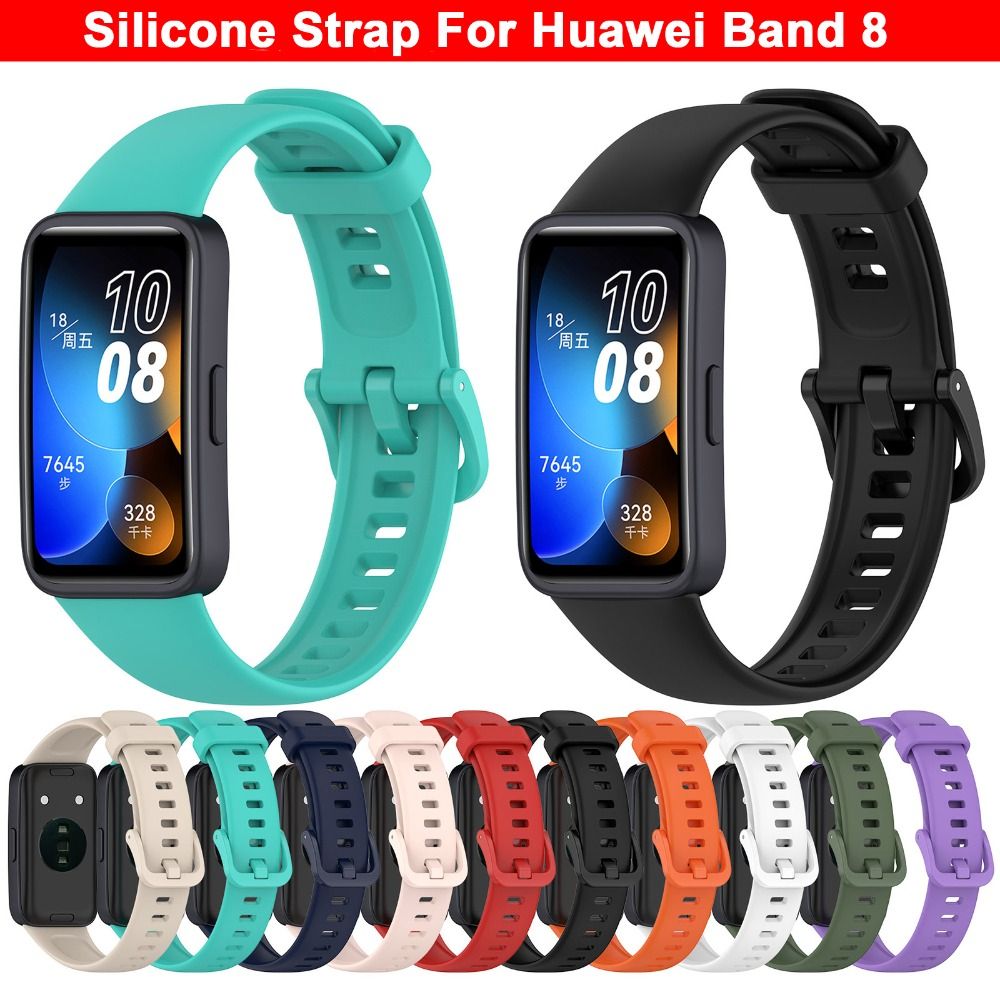 Huawei Band 8用のスペアシリコンブレスレット,ス - Smartwatch English のレビューと価格