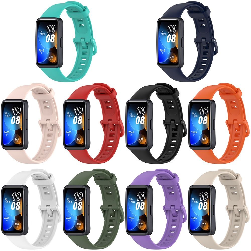 Huawei Band 8用のスペアシリコンブレスレット,ス - Smartwatch English のレビューと価格