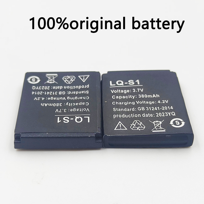 LQ-S1 3.7V 380mAh スマートウォッチバッテリ - Watch V8 のレビューと価格