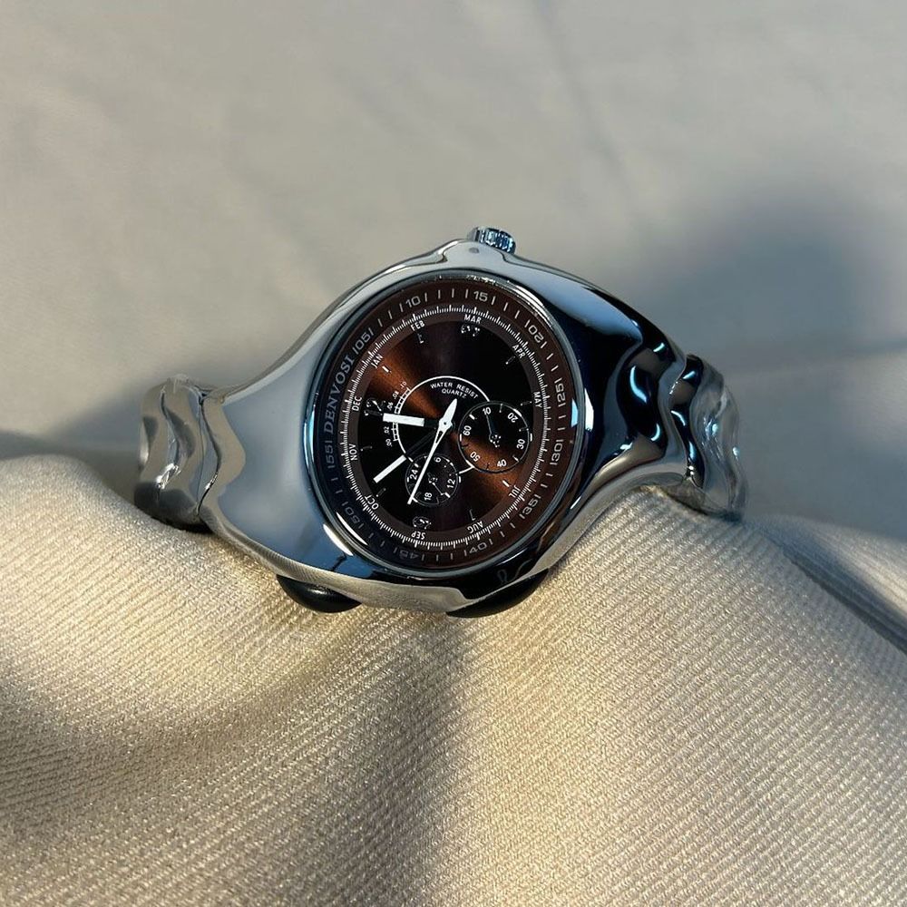 ステンレススチールストラップメンズ腕時計防水シルバークォーツ - Smartwatch Watches For Men Digital のレビューと価格
