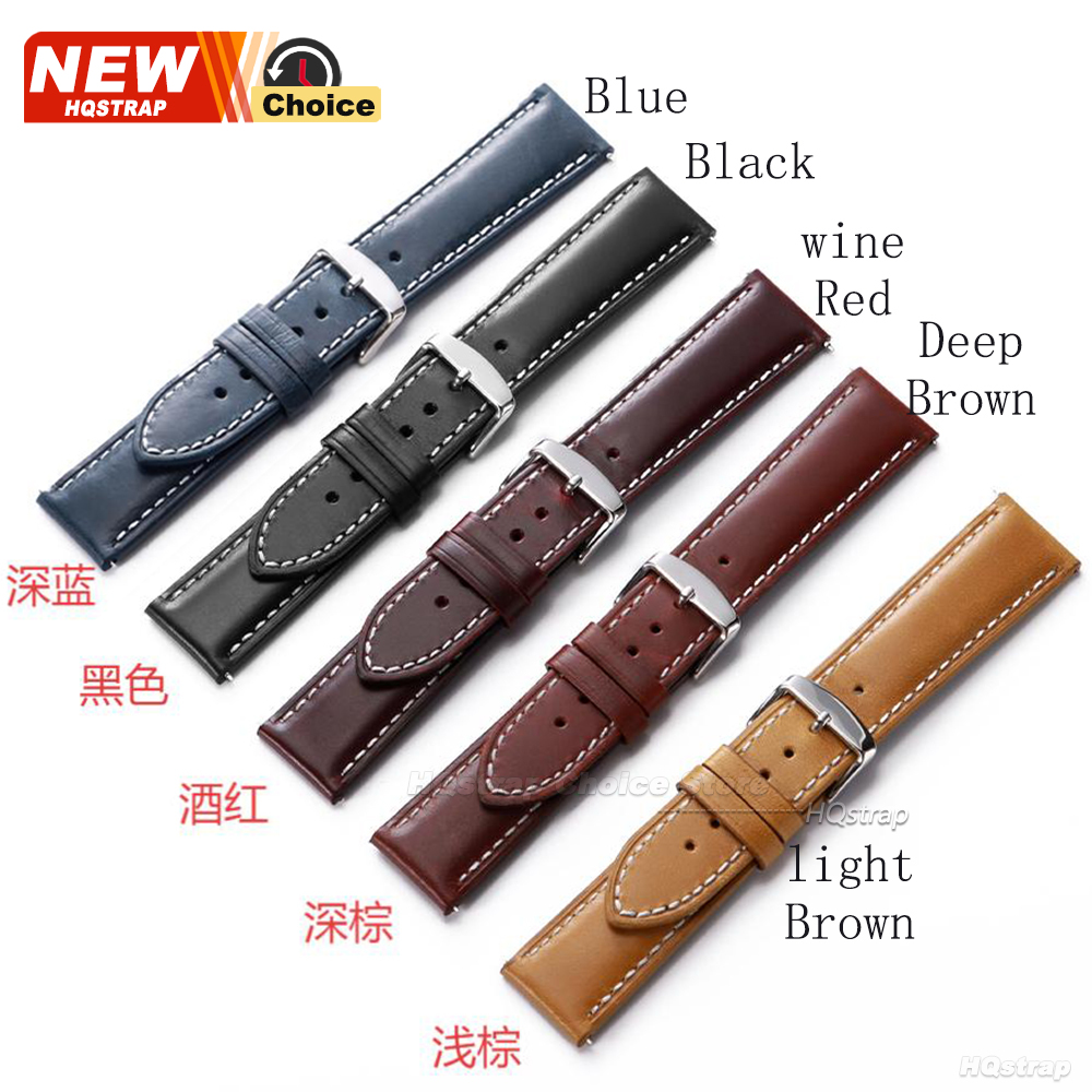 新しいオイルワックスストラップ 16 ミリメートル 18 ミ - Watches Rolex Smartwatch のレビューと価格
