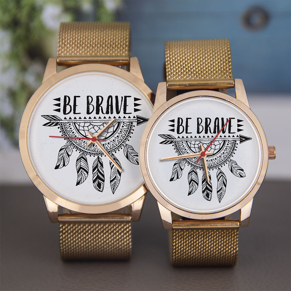 アロークールギフト 45/38 ミリメートルローズゴールド腕 - Leather Watch Strap のレビューと価格