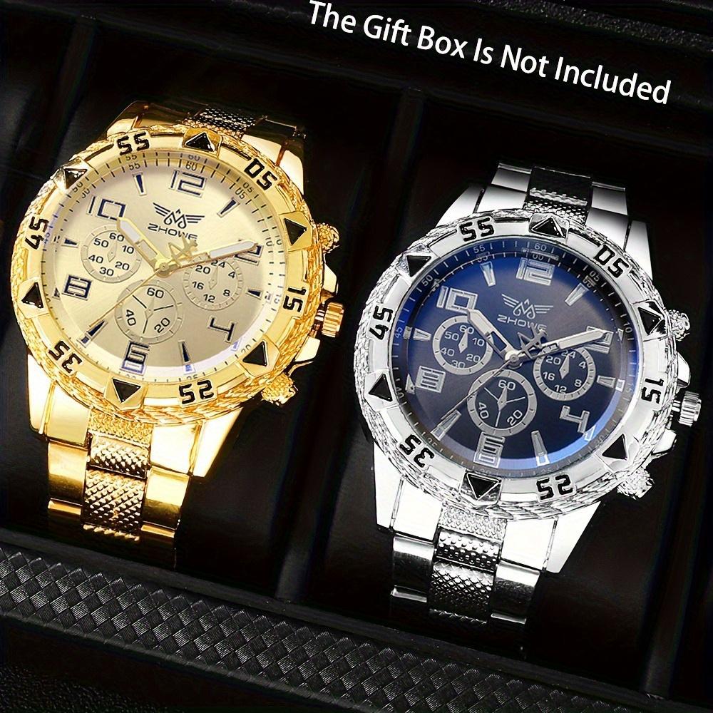 2個/セット メンズ ビジネスウォッチ ファッション アラビ - Smartwatch Watches For Men Digital のレビューと価格