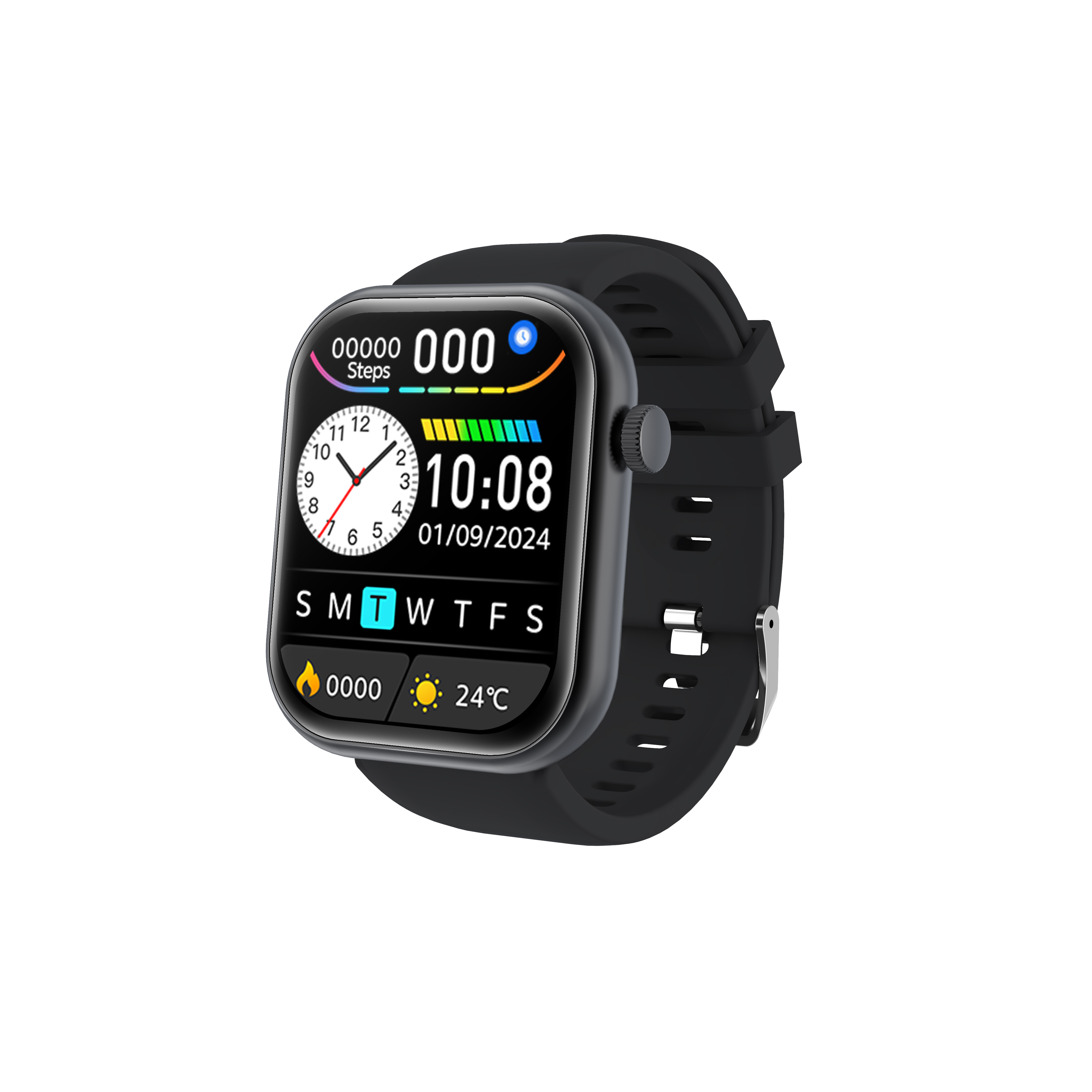 スマートウォッチ メンズ レディース 心拍数 血圧モニター  - Smartwatch I Watches のレビューと価格