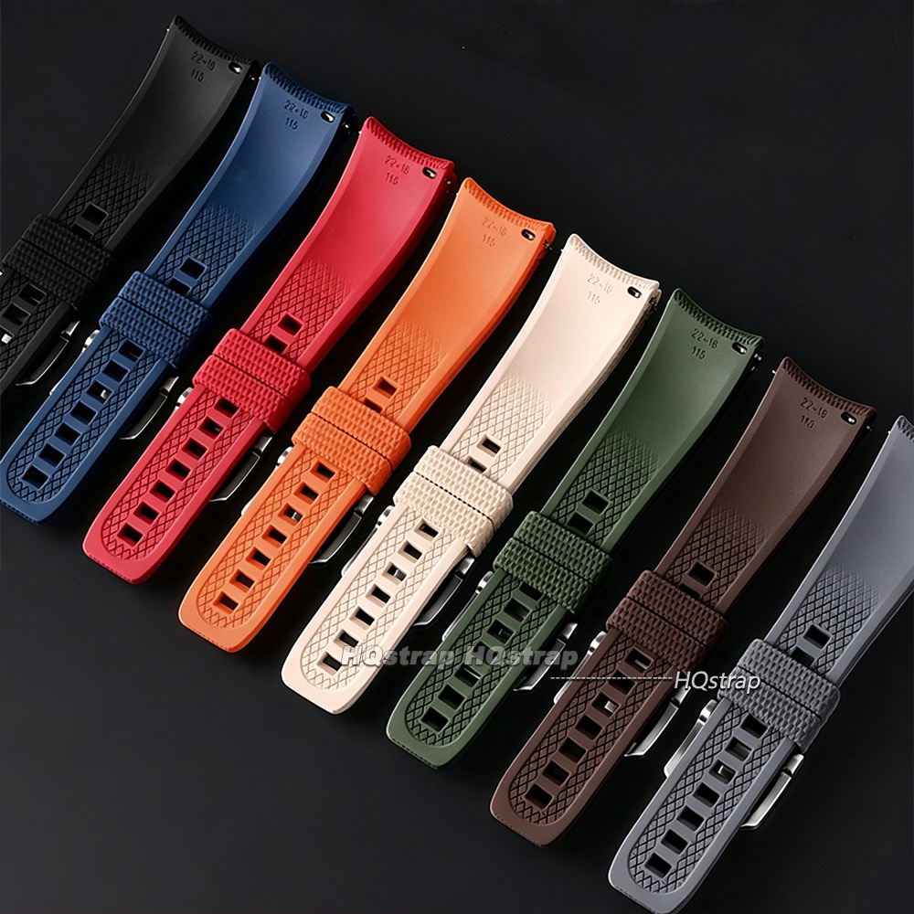 FKMラバー時計ストラップ 20mm 21mm 22mm セ - Watches Rolex Smartwatch のレビューと価格