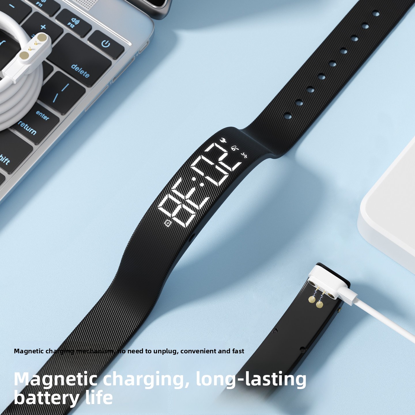 2026年新型韓国製シンプル腕時計防水水泳振動アラーム子供用 - Smartwatch Digital Watches For Kid Boy With Alarm のレビューと価格