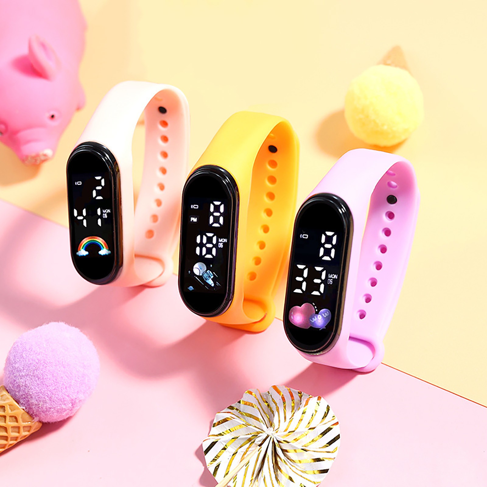 子供用腕時計 誕生日プレゼント 男の子 女の子向け 漫画 キ - Smartwatch Digital Watches For Kid Boy のレビューと価格