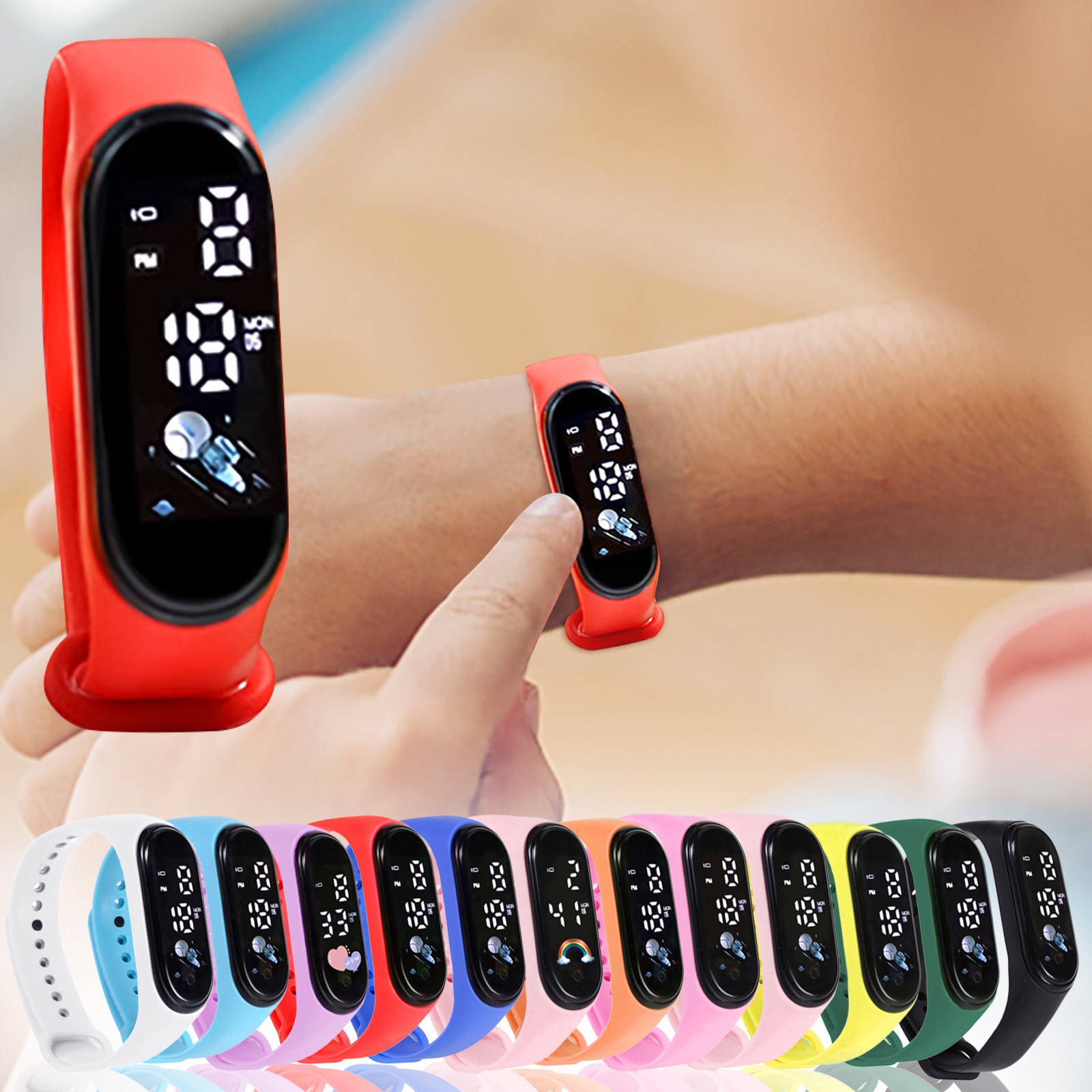 子供用腕時計 誕生日プレゼント 男の子 女の子向け 漫画 キ - Smartwatch Digital Watches For Kid Boy のレビューと価格