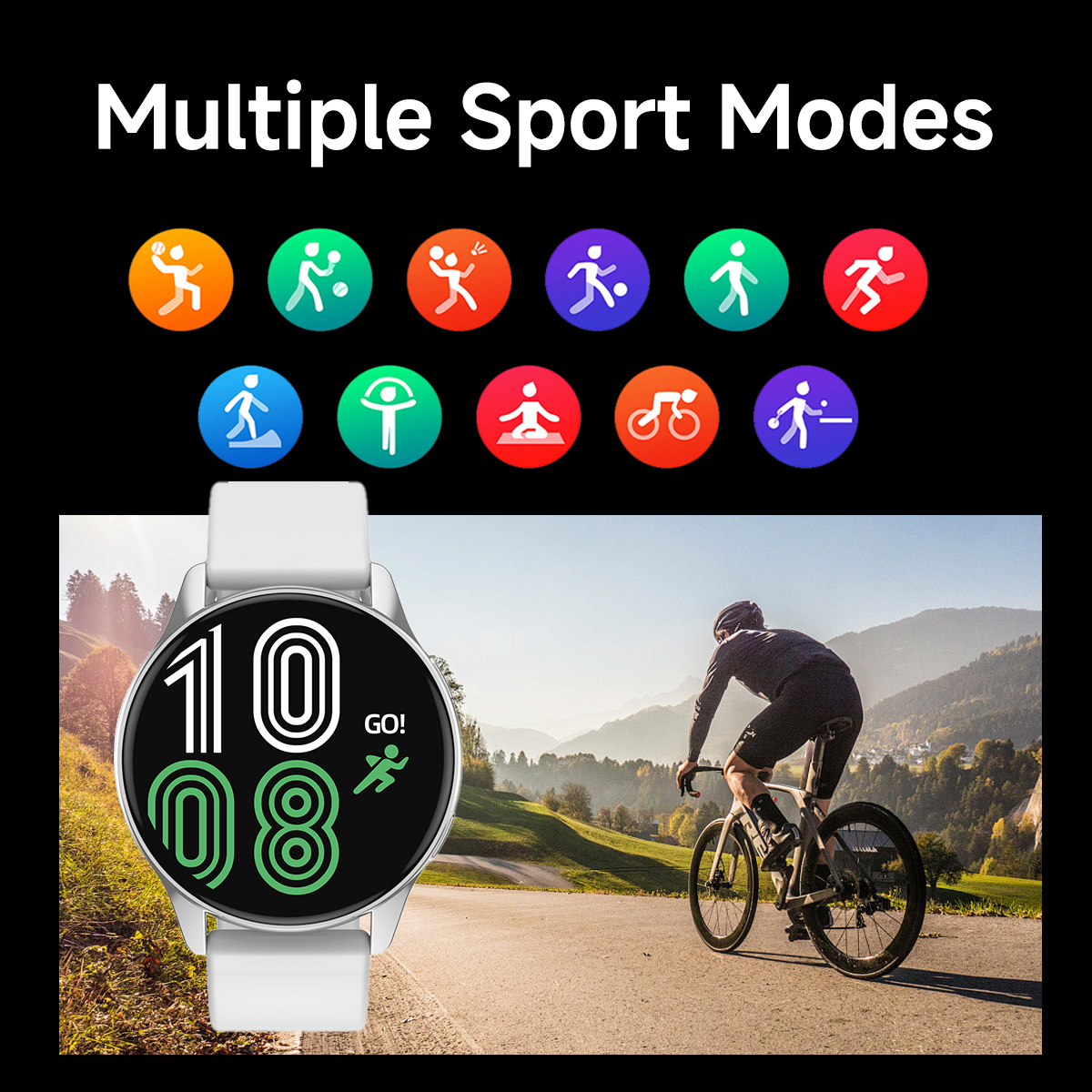 1個の新しいフルタッチ高解像度メンズ＆レディーススポーツスマ - Watch 7 Smartwatch Iphone のレビューと価格